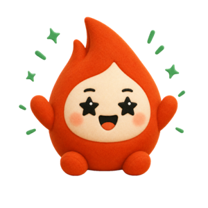 Ember celebrating your progress.